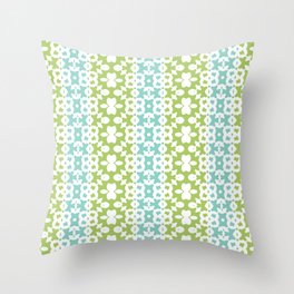 Abstract Fascade Pattern Artwork 04 Color 1  Throw Pillow