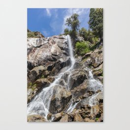 Grizzly Falls - Kings Canyon Park, California Canvas Print