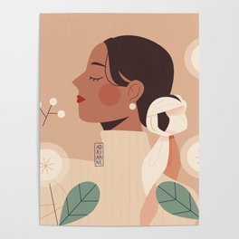 Strength: strong, elegant woman Poster