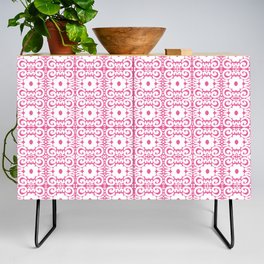 Spring Daisy Lace Hot Pink Credenza