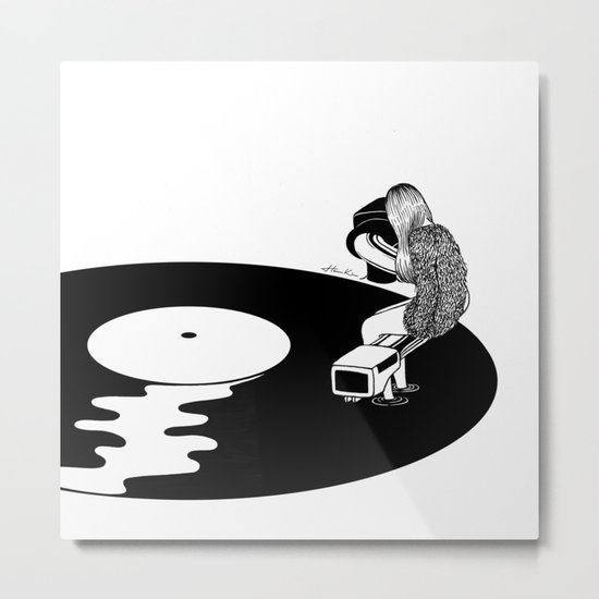 Don't Just Listen, Feel It Metal Print