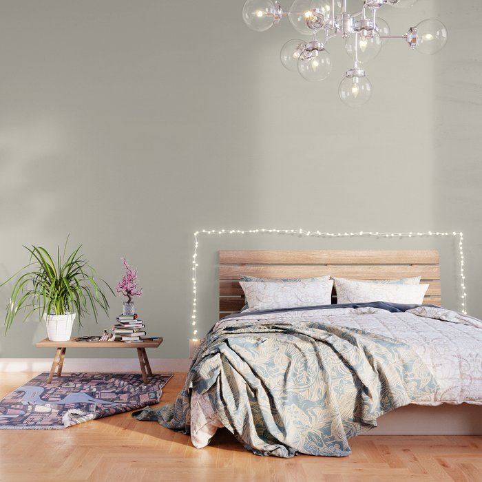 Off White Navajo Cream Solid Color Parable To September Fog 6003 1a By Valspar Wallpaper By Simplysolids Society6