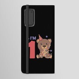 Bear For The First Birthday For Children 1 Year Android Wallet Case