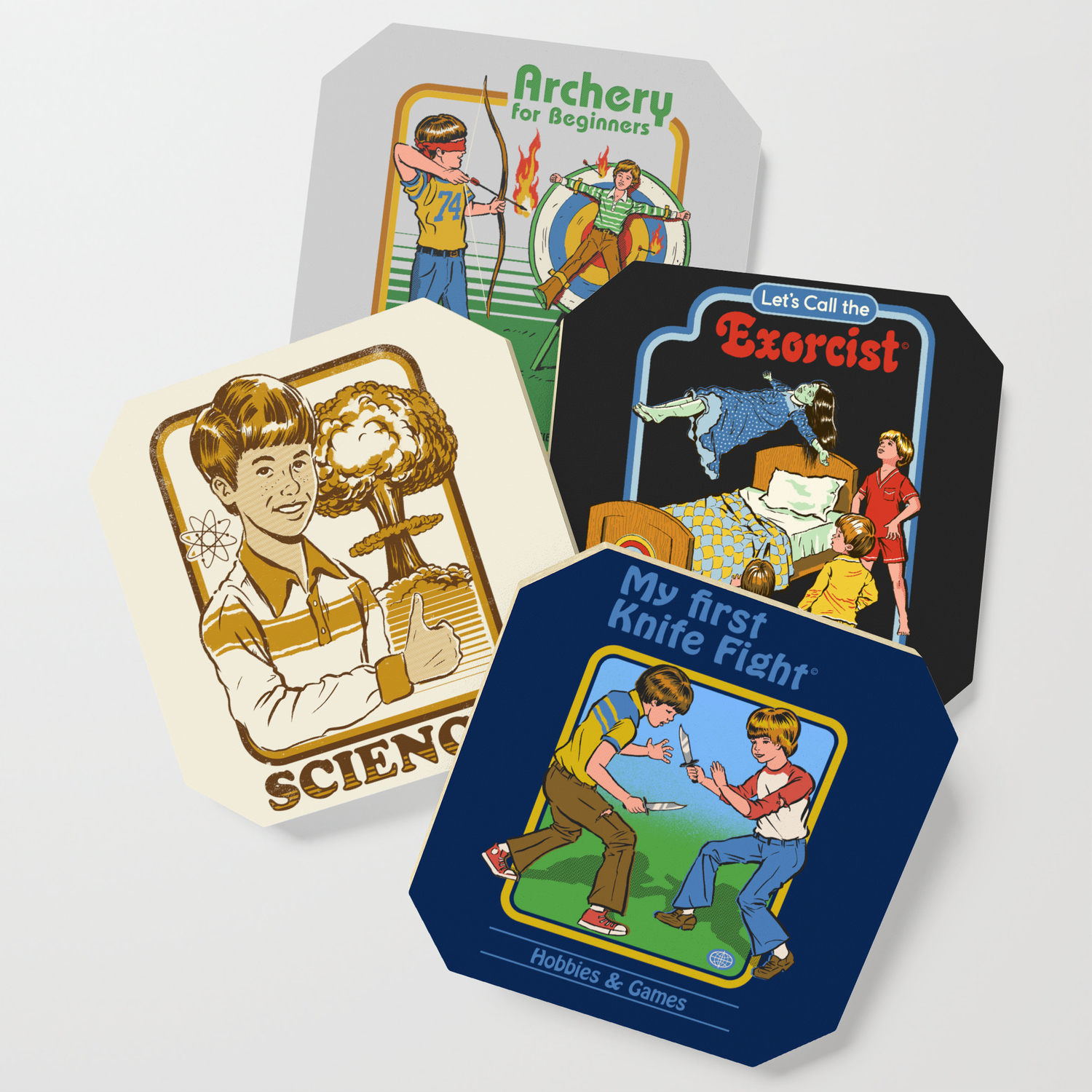 Sinister 70s Collection 2 Coaster By Stevenrhodes Society6