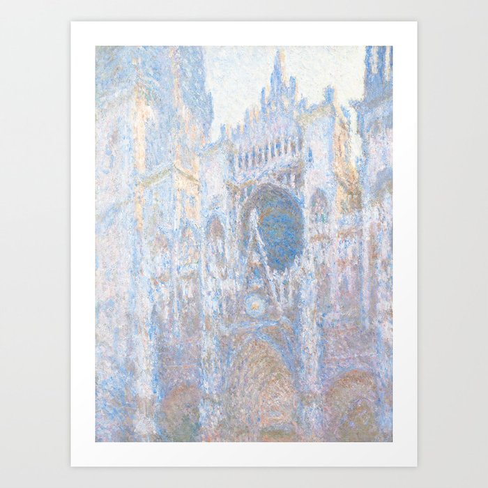  Claude Monet Rouen Cathedral Art Exhibition Print Art Print