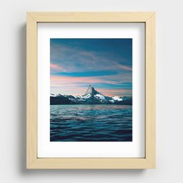 Matterhorn Sunset Recessed Framed Print