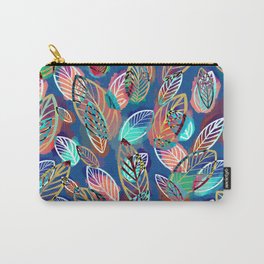 Modern botanical leaves  Carry-All Pouch