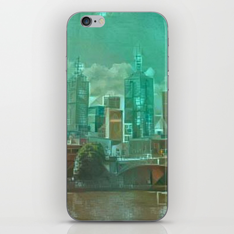 Melbourne Waterfront Abstract Iphone Skin By Dkrueger Society6