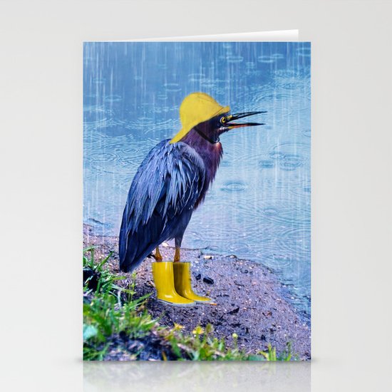Damn Rain !!! Stationery Cards