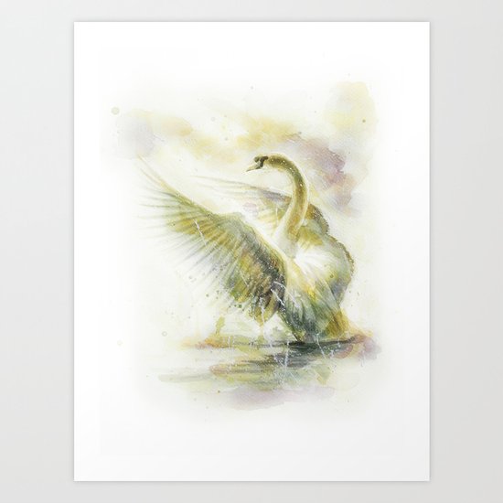 Swan Art Print