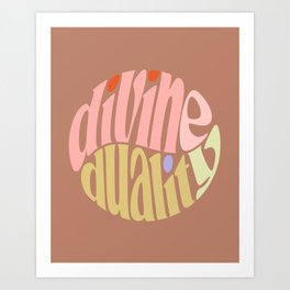 Divine Duality Art Print