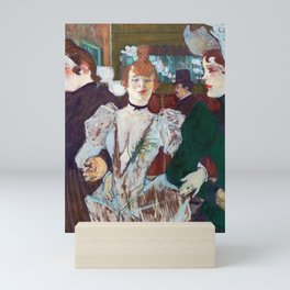 Toulouse-Lautrec - La Goulue Arriving at the Rouge Mini Art Print