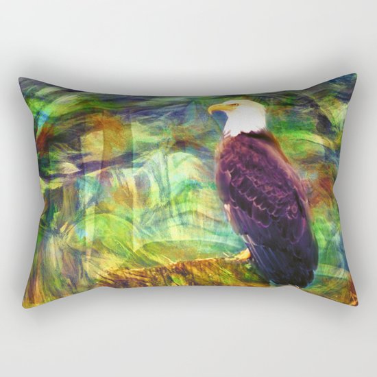 West Coast Eagle Rectangular Pillow