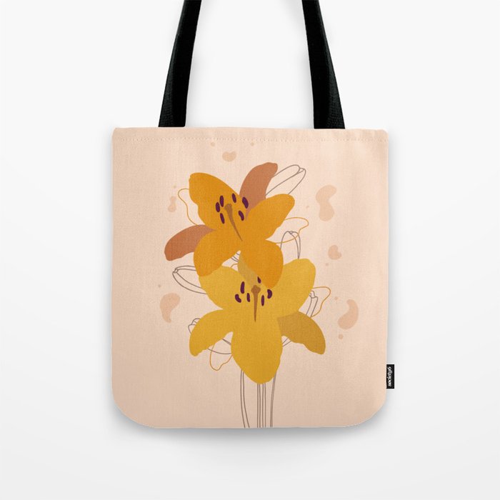 Bohemian lilies Tote Bag