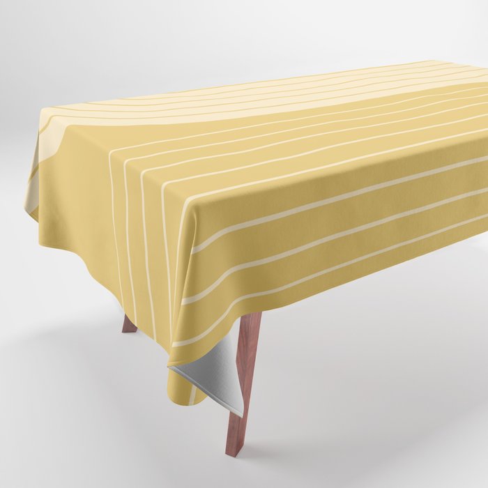 Two Tone Line Curvature LXX Tablecloth