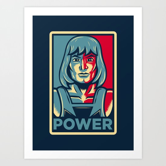 Power....he has it! Art Print