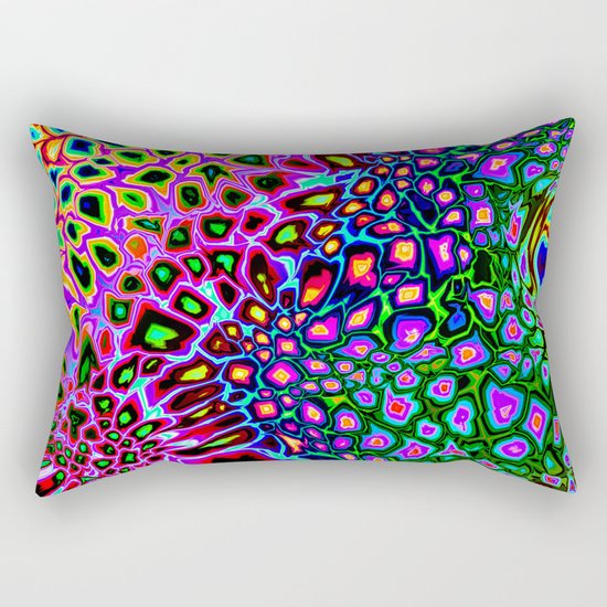 Spectrum of Abstract Shapes Rectangular Pillow