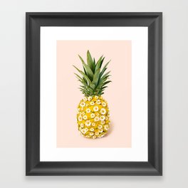 Daisy Pineapple Framed Art Print