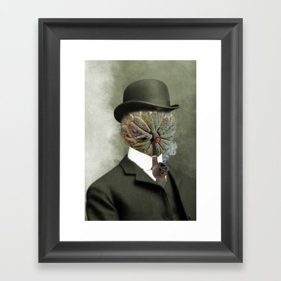 Sir Custard Bowler Framed Art Print