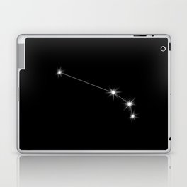 Zodiac Constellation - Aries on black Laptop & iPad Skin