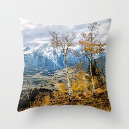 Colorado Autumn Throw Pillow
