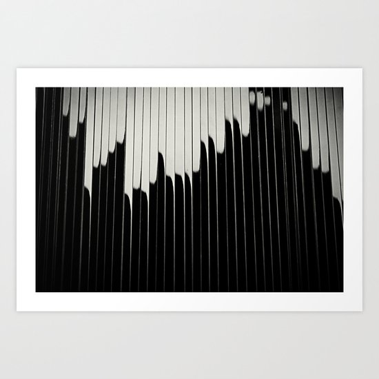 STEEL & MILK II. Art Print