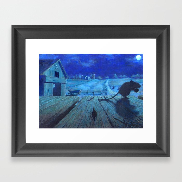 Full Moon Framed Art Print