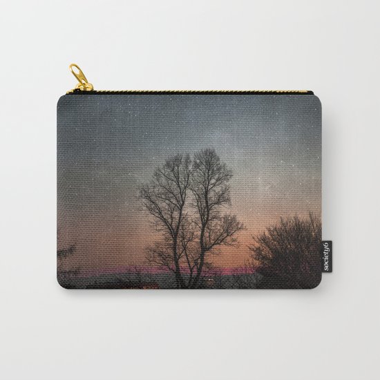 Starry Norwegian winter night Carry-All Pouch