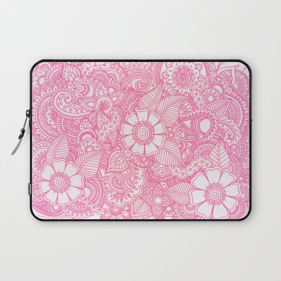 Henna Design Laptop Case | henna design pink laptop sleeve by haleyivers society6 Henna Design Laptop Case | henna design pink laptop sleeve by haleyivers society6