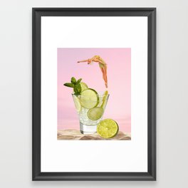 I need a drink Framed Art Print