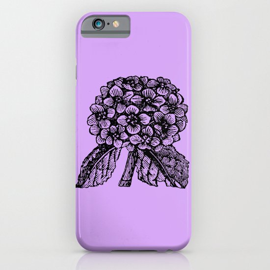 Lavender Hydrangea iPhone & iPod Case