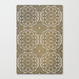 The Flower of Life Pattern Canvas Print