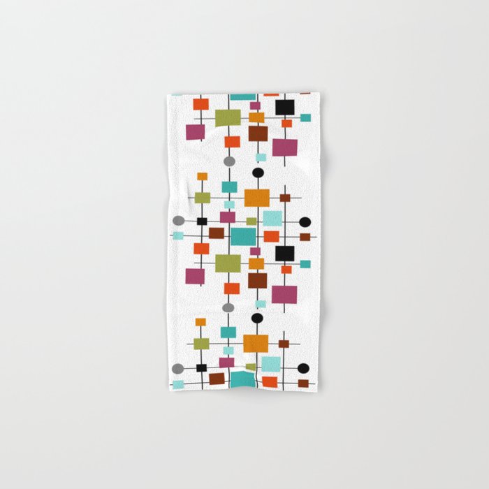 Mid-Century Modern Art 1.3.1 Hand & Bath Towel