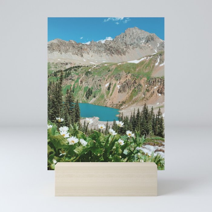 The Blue Lakes of Colorado Mini Art Print