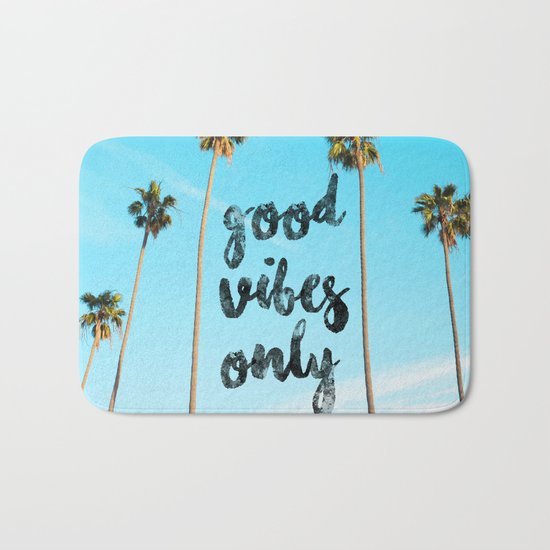 Good LA Vibes Only #society6 #lifestyle Bath Mat