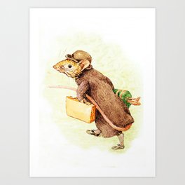 “Johnny Town-mouse” by Beatrix Potter Art Print