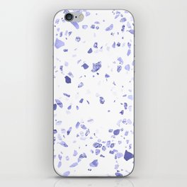 Very Peri 2022 Color Of The Year Violet Blue Periwinkle Marble Terrazo iPhone Skin