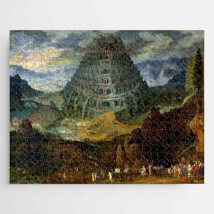 Jan Brueghel the Elder "The Tower of Babel" Jigsaw Puzzle