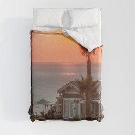 Sunset at the Montage Duvet Cover