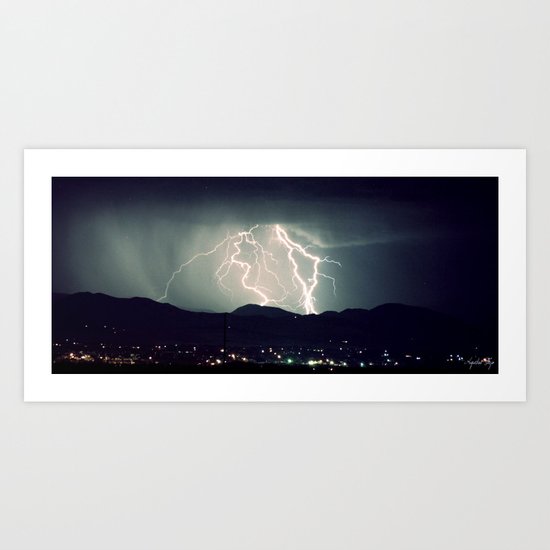 Over the Mountain II Art Print