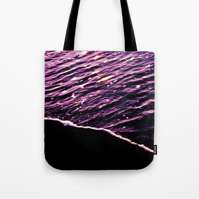 Purple Wave Tote Bag