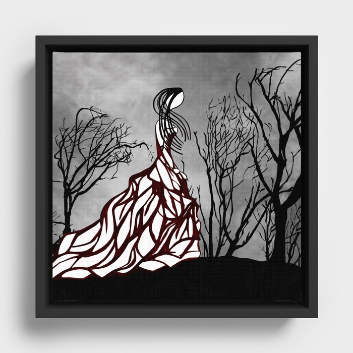 Lost in the Woods Framed Canvas