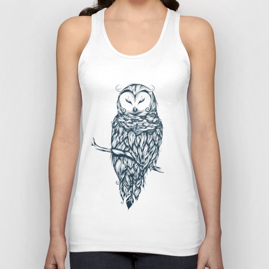 Snow Owl Unisex Tank Top