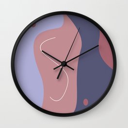 abstract colorful3 Wall Clock