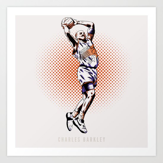 Charles Barkley Art Print
