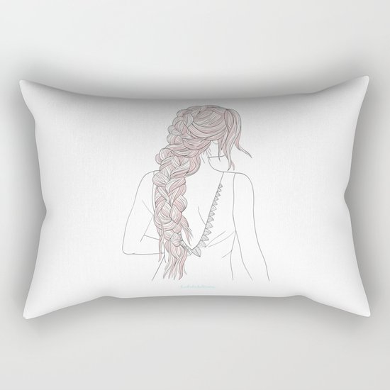 ROSEBRAID Rectangular Pillow