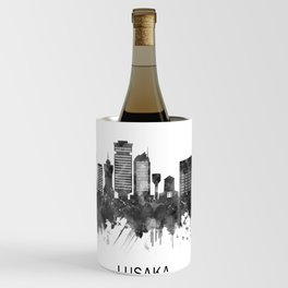 Lusaka Zambia Skyline BW Wine Chiller