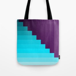 Ups and Down | Deep Within | Purple | Blue | Turquoise Tote Bag