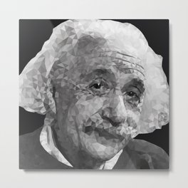 Historical Figures - Albert Einstein Metal Print