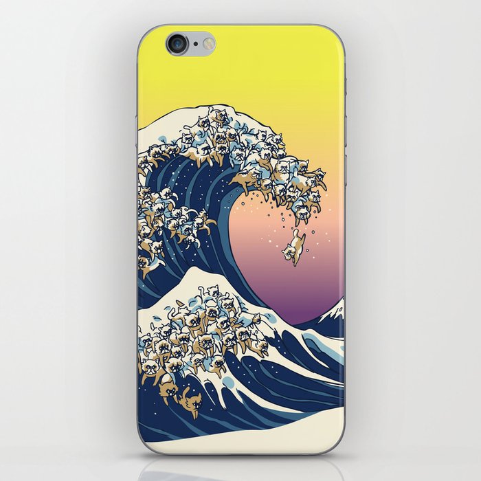 The Great Wave Of  Cat iPhone Skin